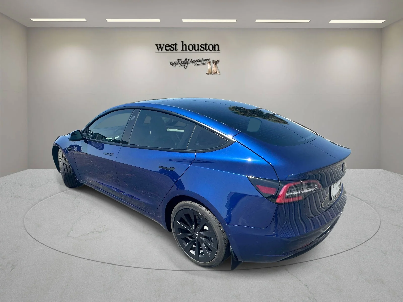 Used 2022 Blue Tesla RWD image 9