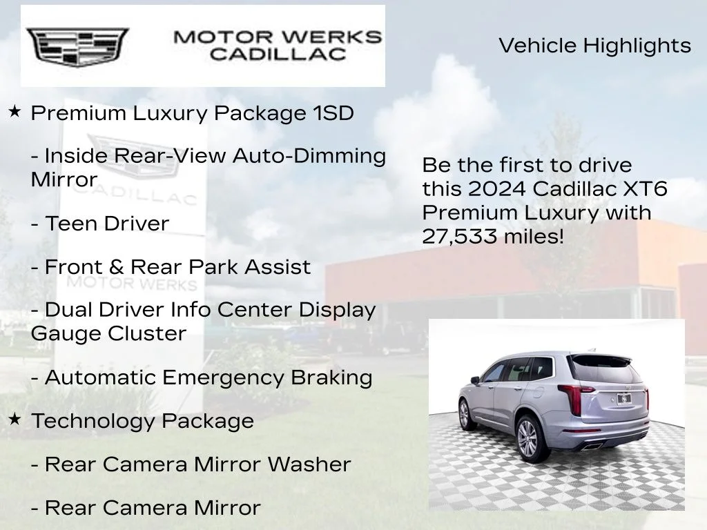 Certified Used 2024 Silver Cadillac Premium Luxury image 14