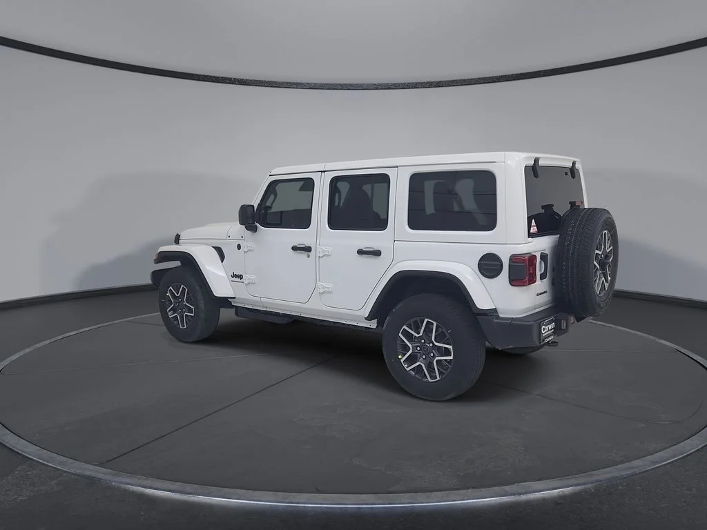 New 2026 Bright White Clear-Coat Exterior Paint Jeep Sahara image 9