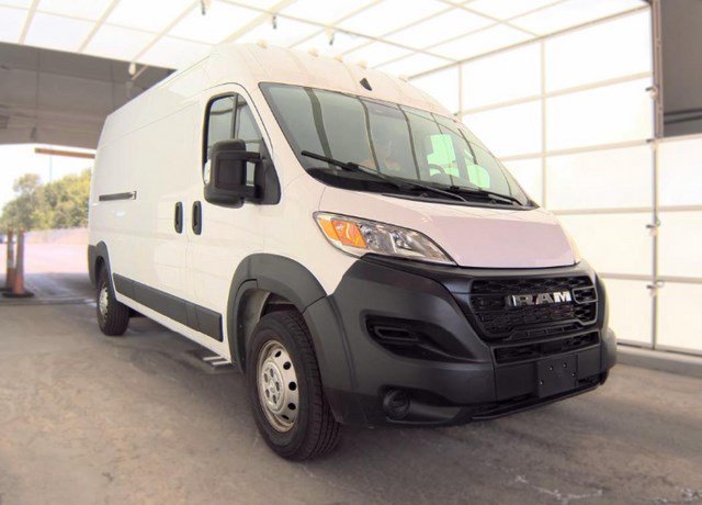 Used 2023 Bright White Clearcoat Ram High Roof image 2