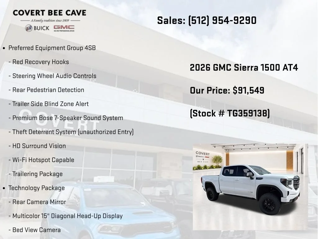 New 2026 Summit White GMC AT4 image 25