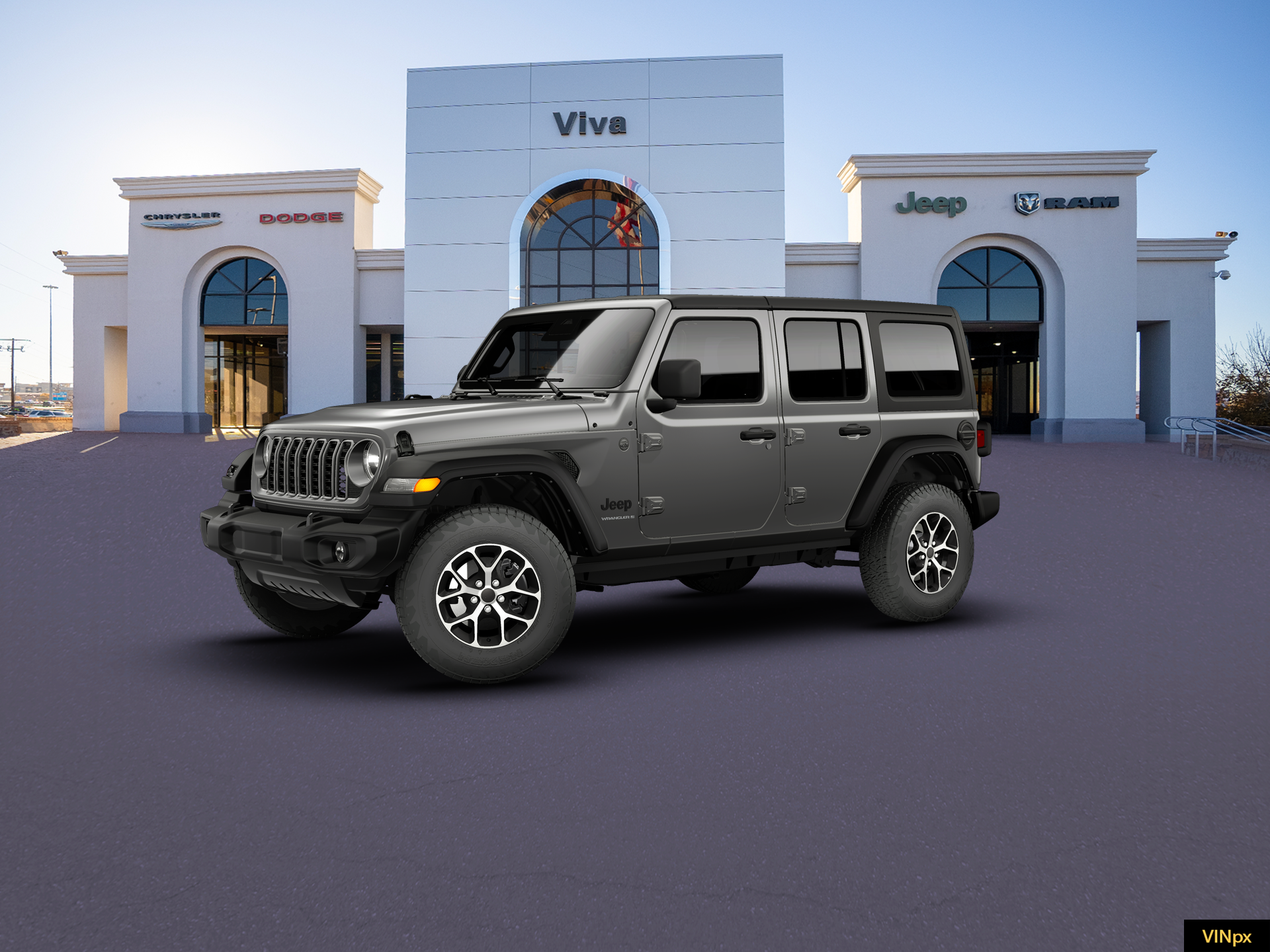 New 2026 Granite Crystal Metallic Clear-Coat Exterior Paint Jeep Sport S image 1