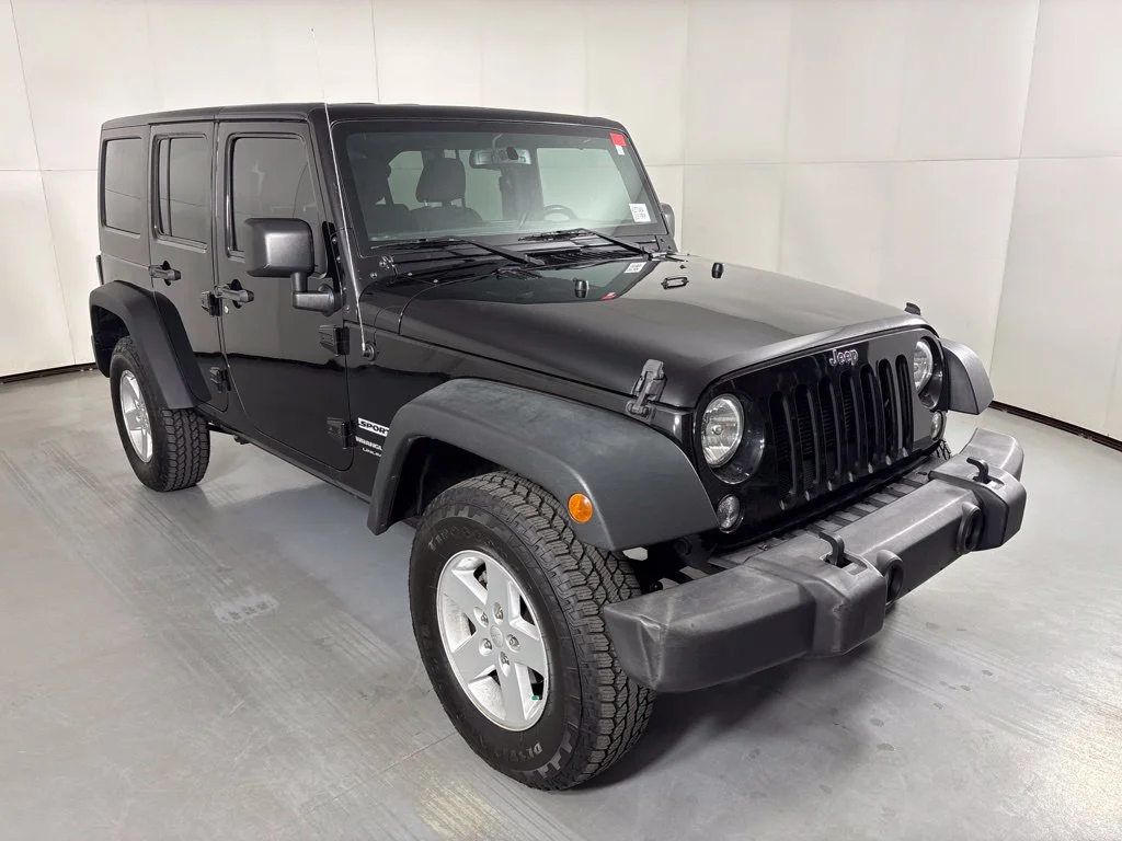 Used 2018 Black Jeep Unlimited Sport image 2