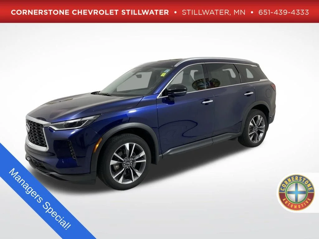 Used 2023 Blue INFINITI LUXE image 1