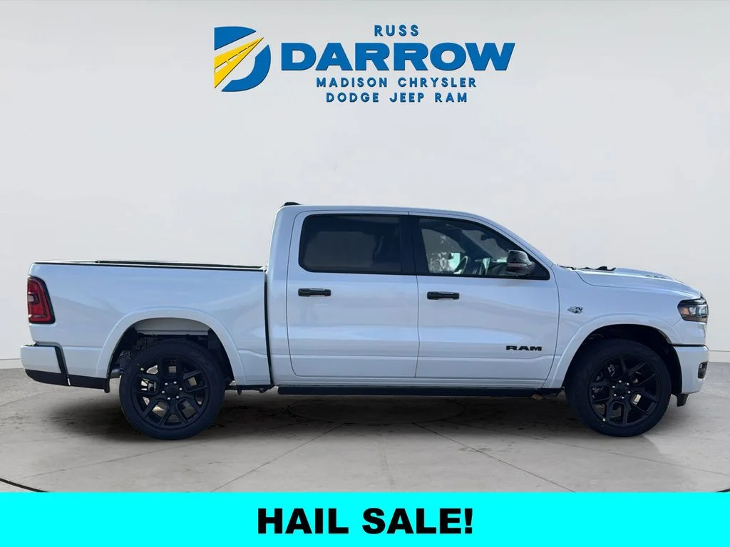 New 2026 Ivory White Tri-Coat Pearl-Coat Exterior Paint RAM Laramie image 6