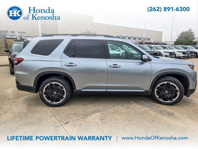 New 2026 Solar Silver Metallic Honda AWD Touring Blackout image 6