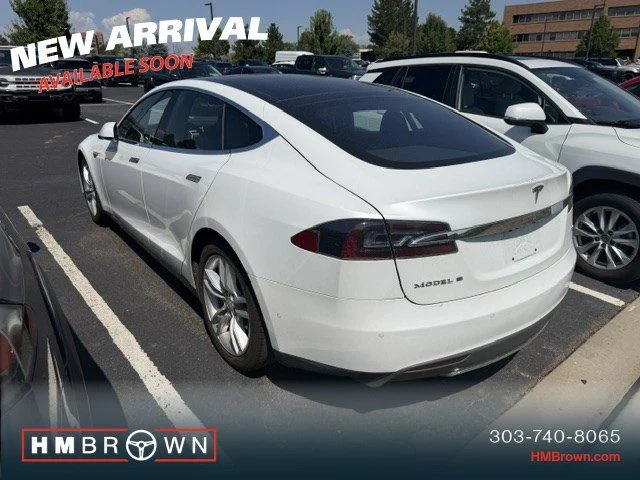 Used 2015 White Tesla 85D image 3