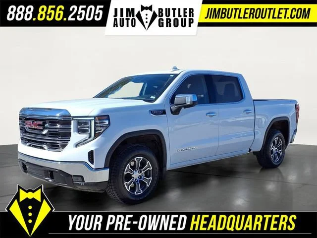 Used 2024 Summit White GMC SLT image 1