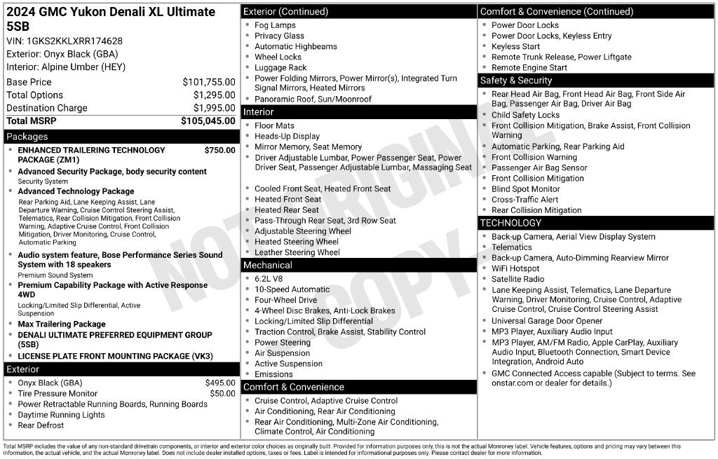 2024 GMC Yukon XL Denali Ultimate - Photo 28