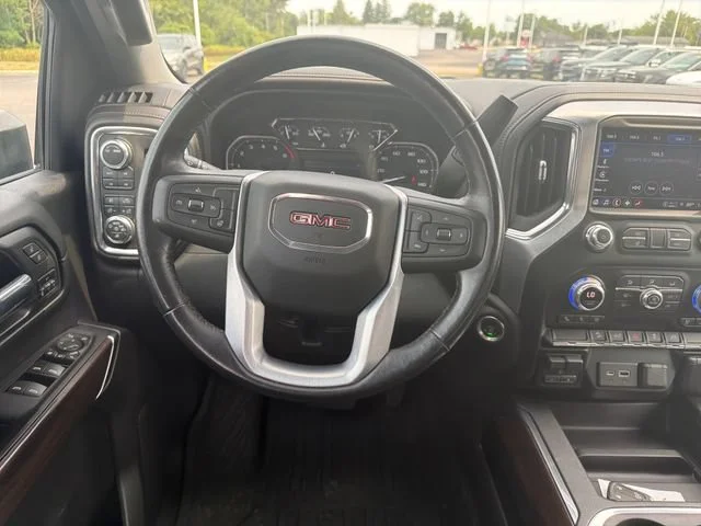 Used 2021 PACIFIC BLUE METALLIC GMC SLT image 16