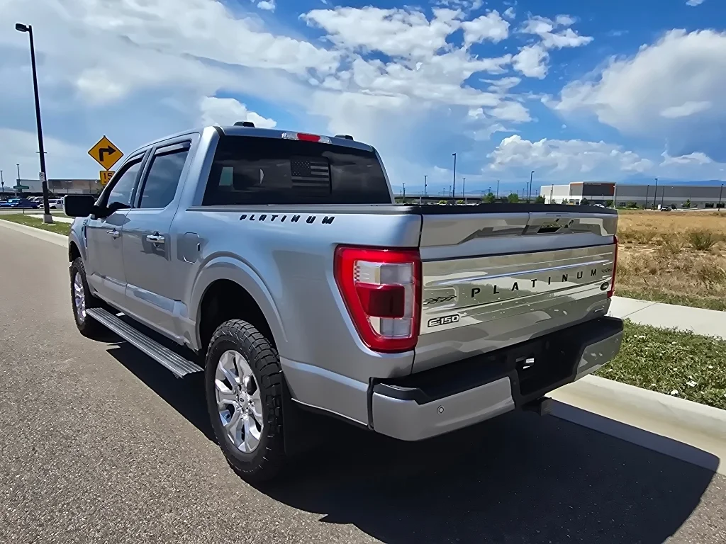 Used 2023 Iconic Silver Metallic Ford Platinum image 3