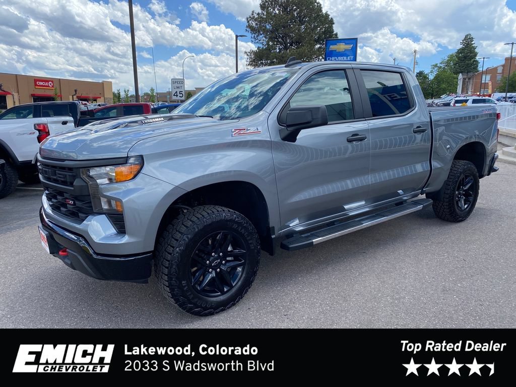 Used 2025 Sterling Gray Metallic Chevrolet Custom Trail Boss image 1