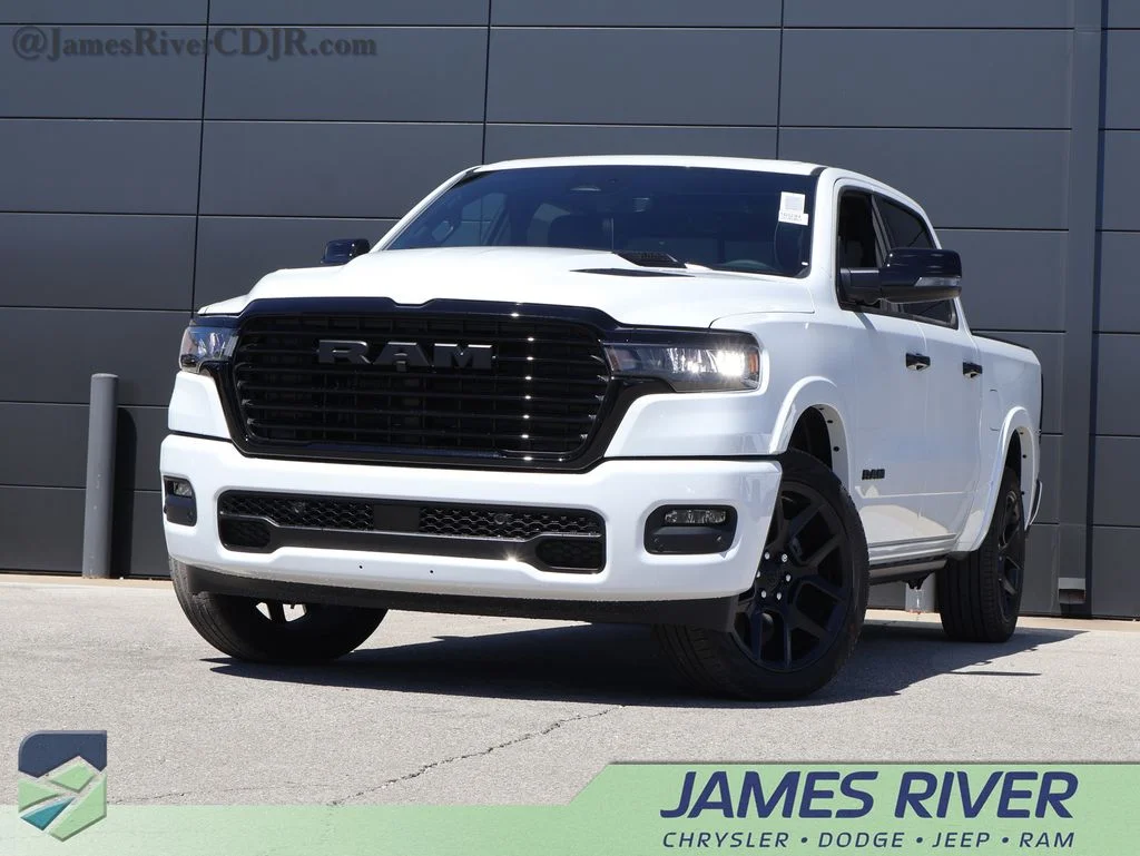New 2026 Bright White Clear-Coat Exterior Paint RAM Laramie image 1