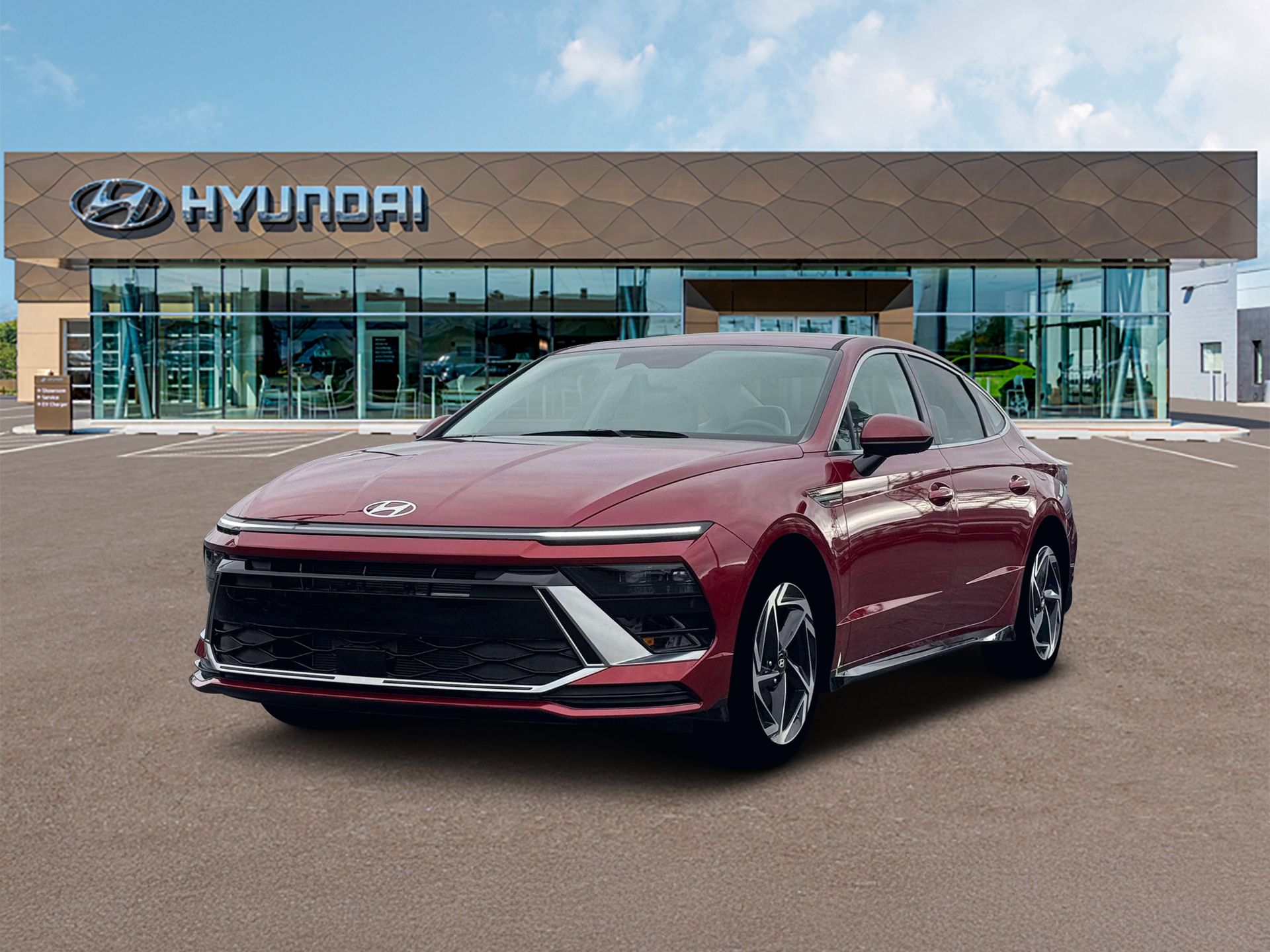New 2026 Ultimate Red Hyundai SEL Sport image 1