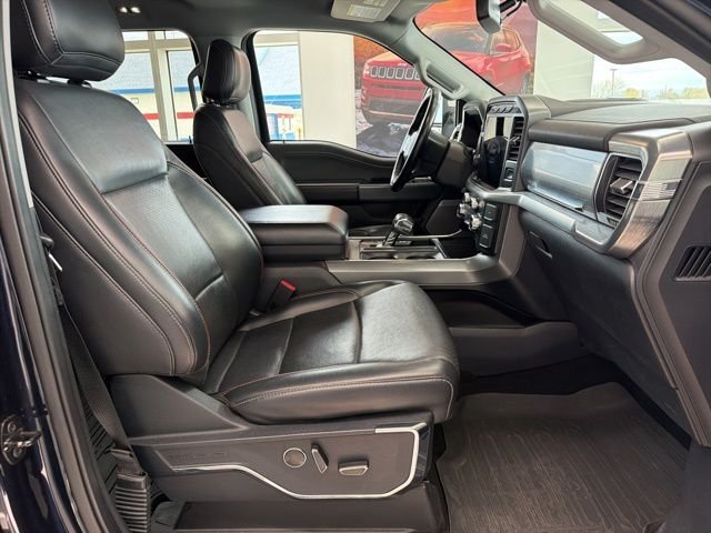 Used 2021 Antimatter Blue Metallic Ford Lariat image 11