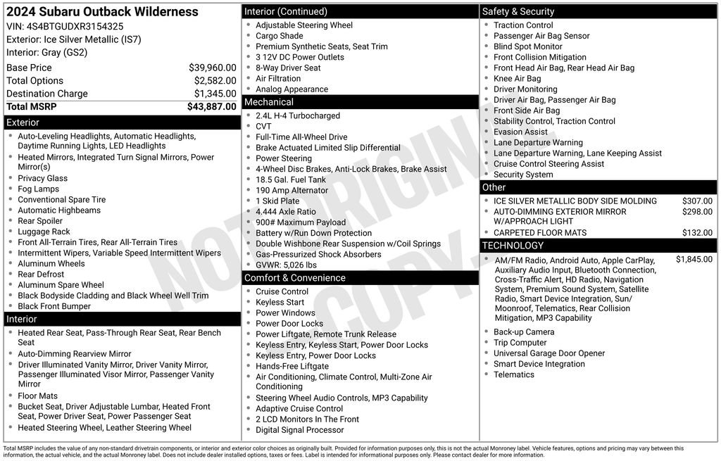 2024 Subaru Outback Wilderness - Photo 26