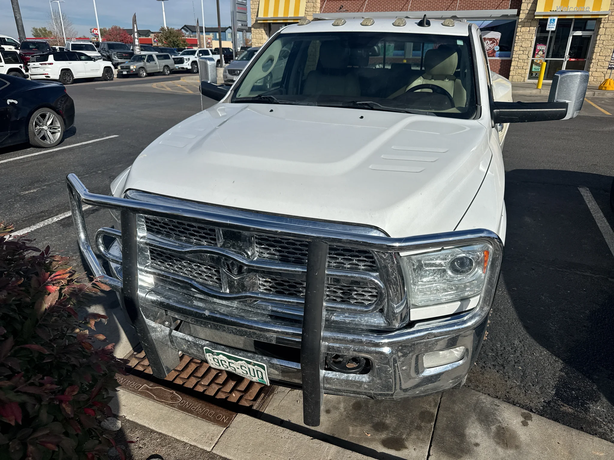 Used 2015 Bright White Clearcoat Ram Laramie image 2
