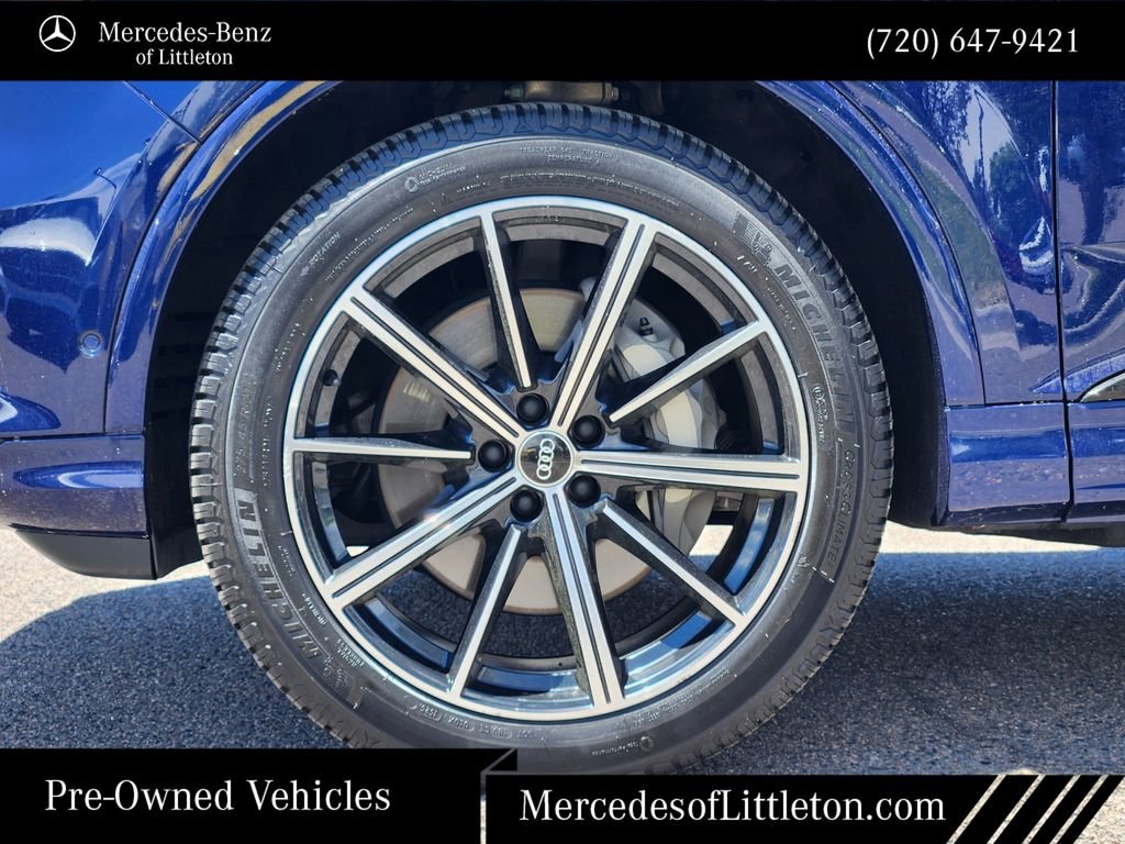 Used 2021 Blue Audi 55 Premium Plus image 10
