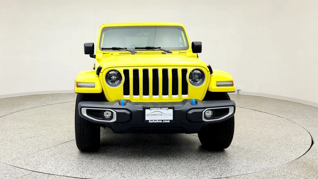 Used 2023 High Velocity Clearcoat Jeep Sahara 4x4 w/ Cold Weather Group & Body-Color Hard Top image 2