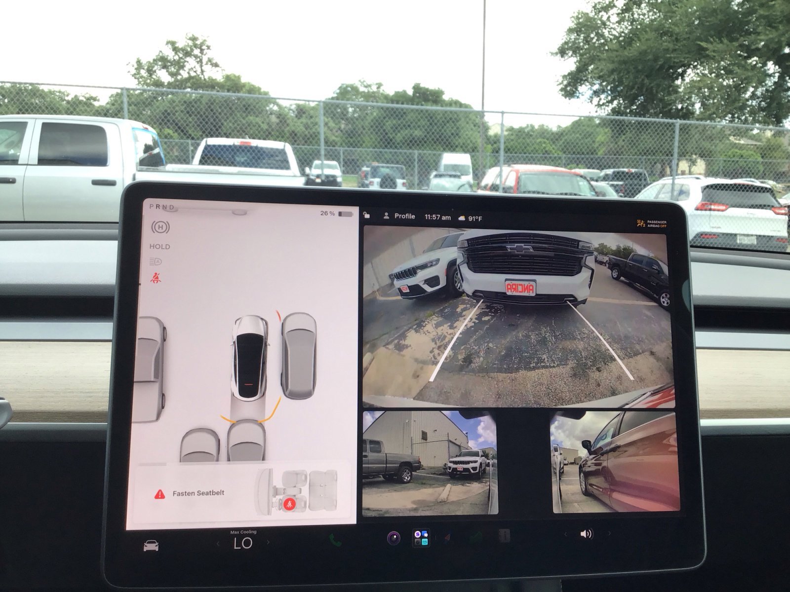 Used 2022 Pearl White Multi-Coat Tesla Performance image 17