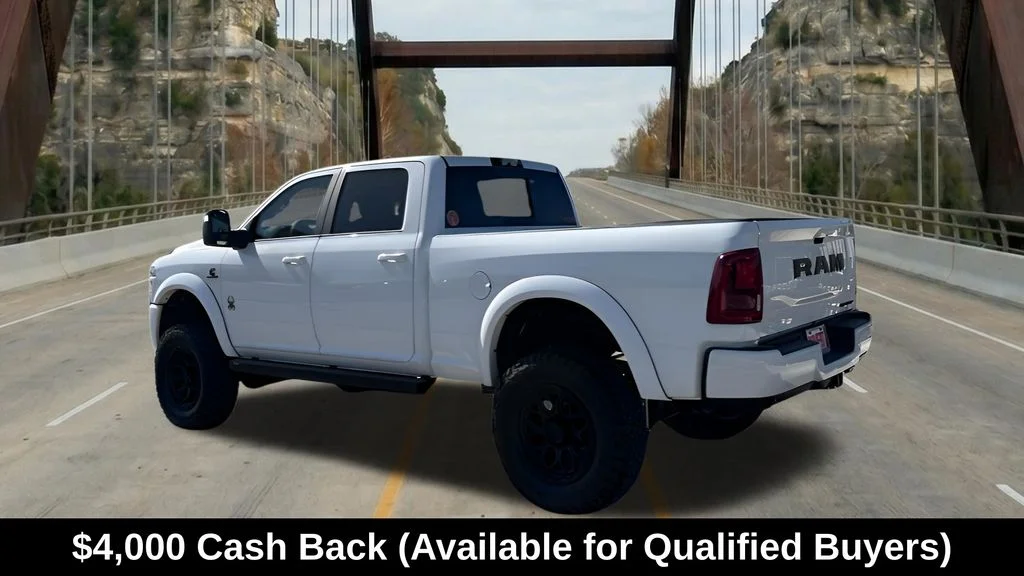 New 2026 Bright White Clear-Coat Exterior Paint RAM Laramie image 7