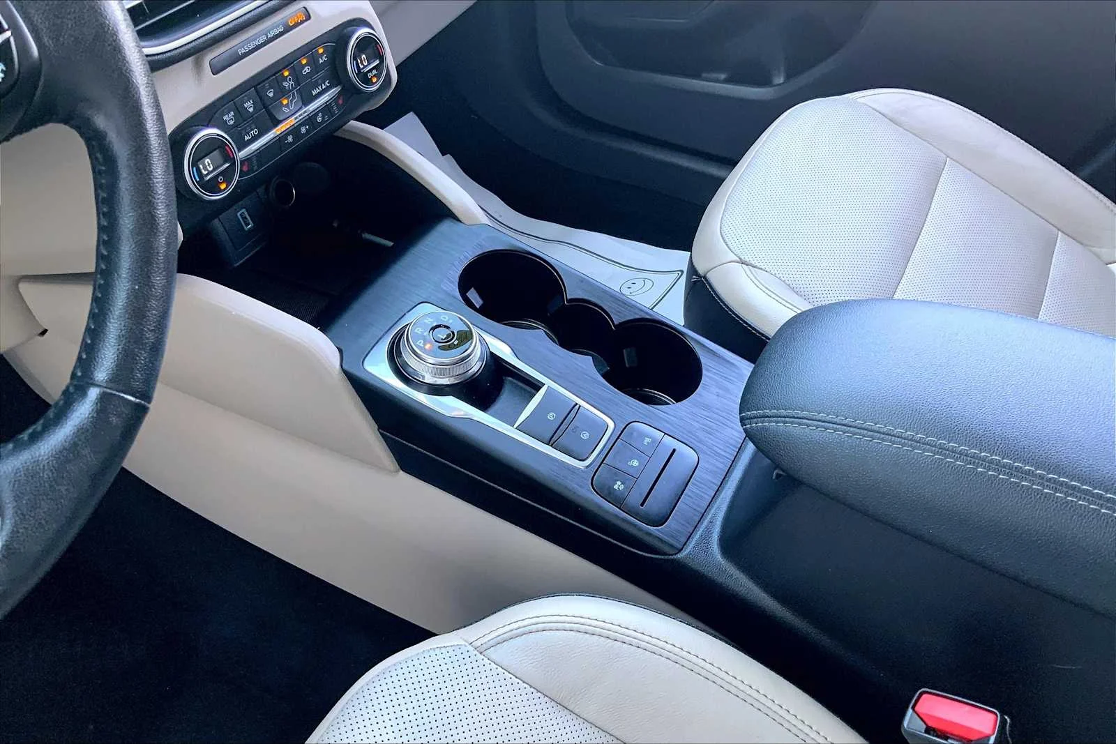 Used 2020 Star White Metallic Tri-Coat Ford Titanium Hybrid image 17
