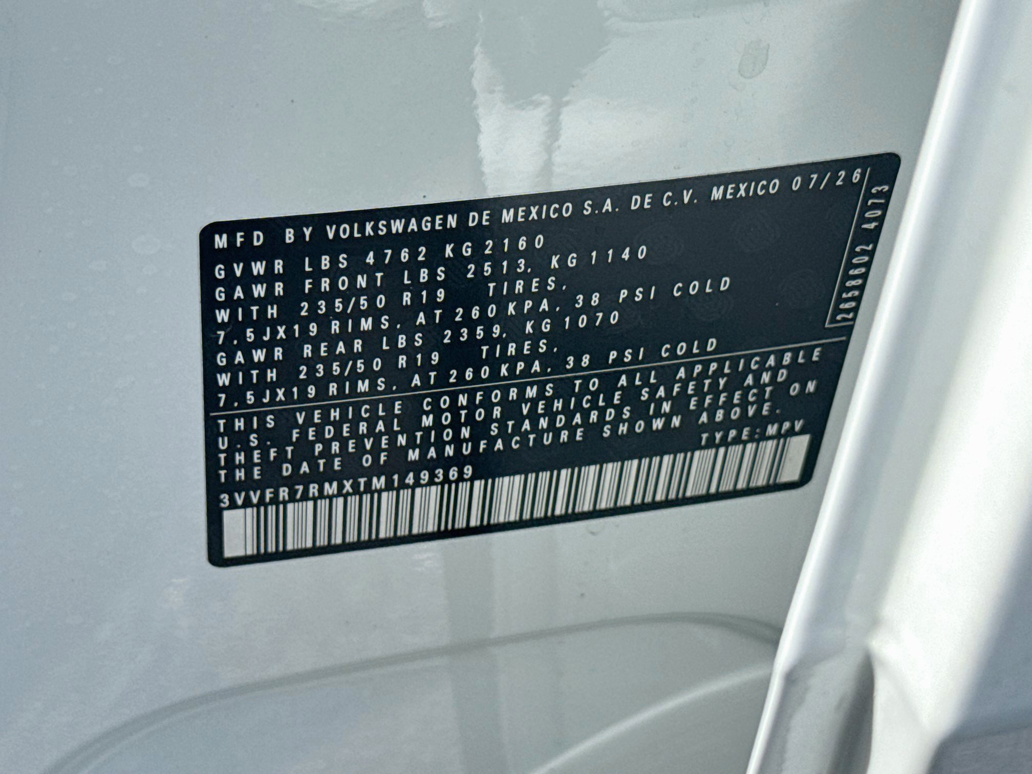 New 2026 White Volkswagen SE image 27