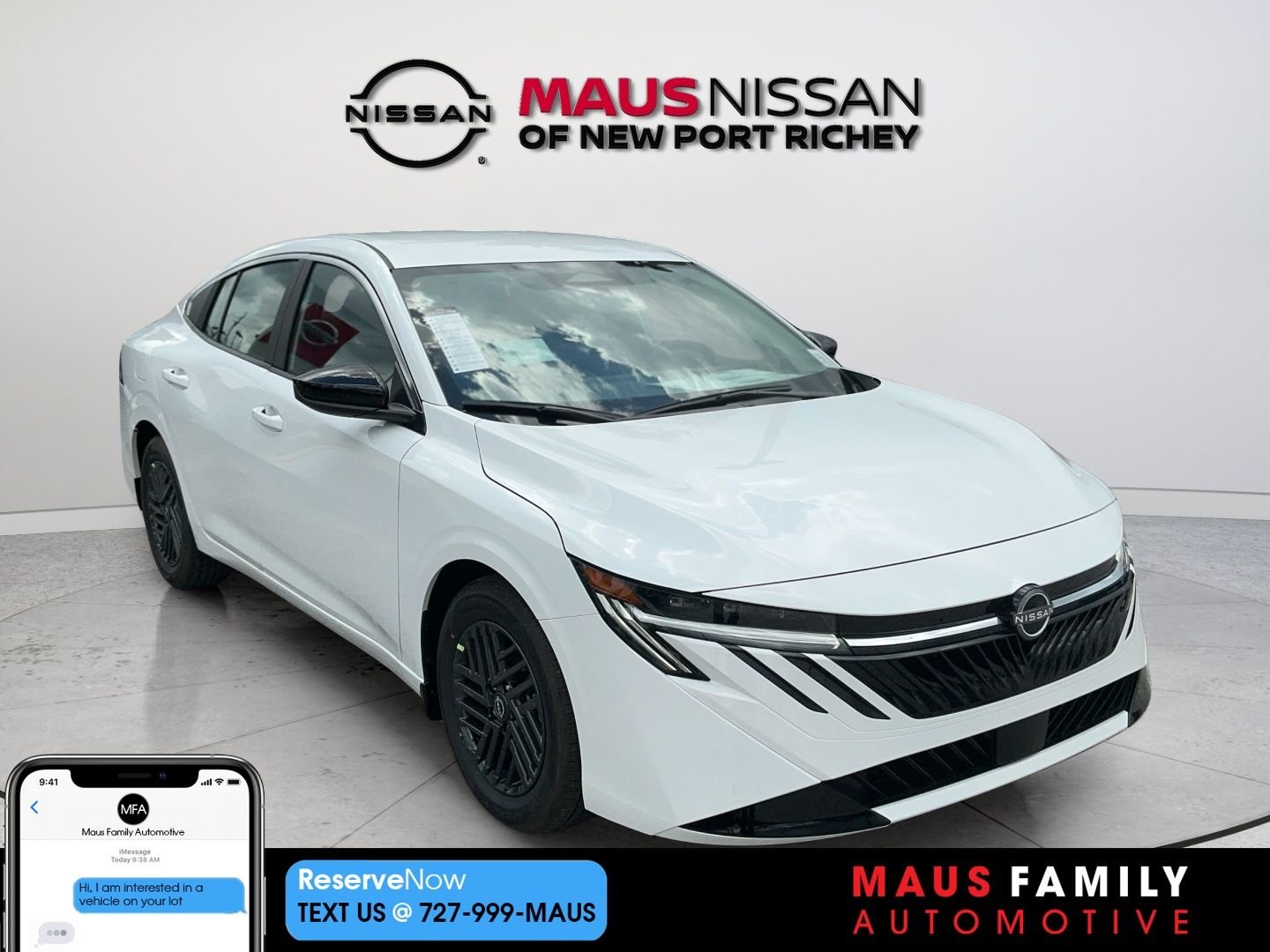 New 2027 White Nissan SV image 1