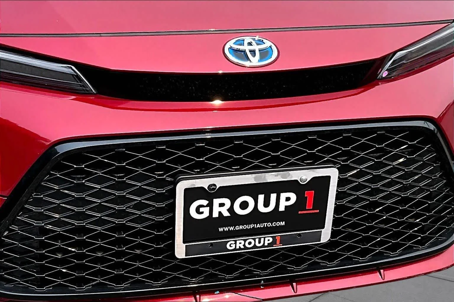 Used 2024 Ruby Flare Pearl Toyota Hybrid SE image 30
