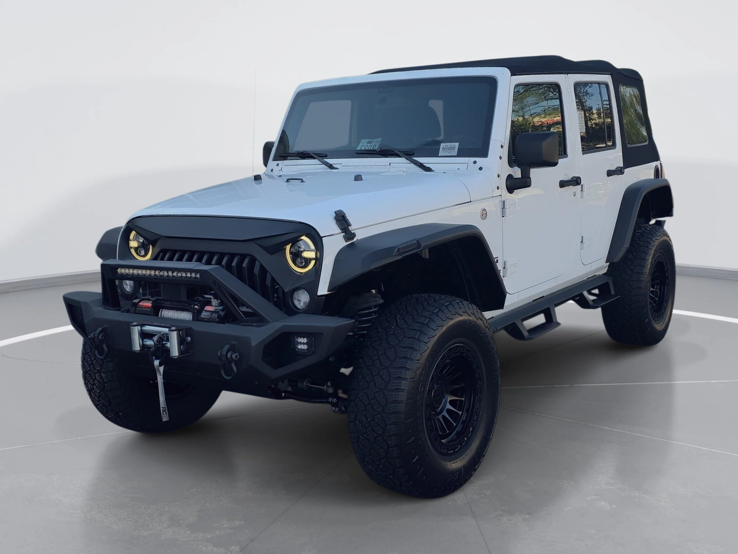 Used 2017 Bright White Clearcoat Jeep Sport image 7