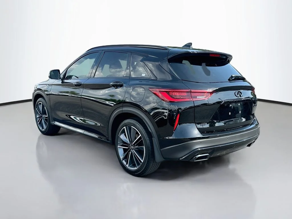 Certified Used 2025 Black Obsidian INFINITI SPORT image 3