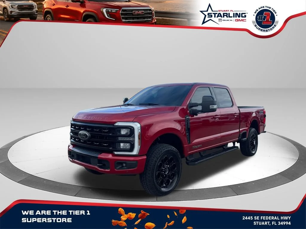 Used 2024 Red Ford LARIAT image 1