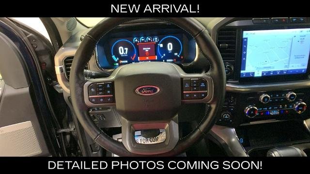 Certified Used 2022 Blue Metallic Ford Lariat image 81