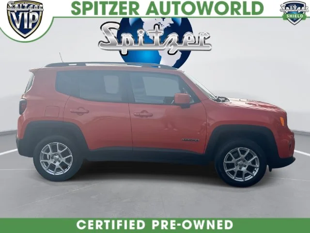 Certified Used 2021 Orange Jeep Latitude image 11