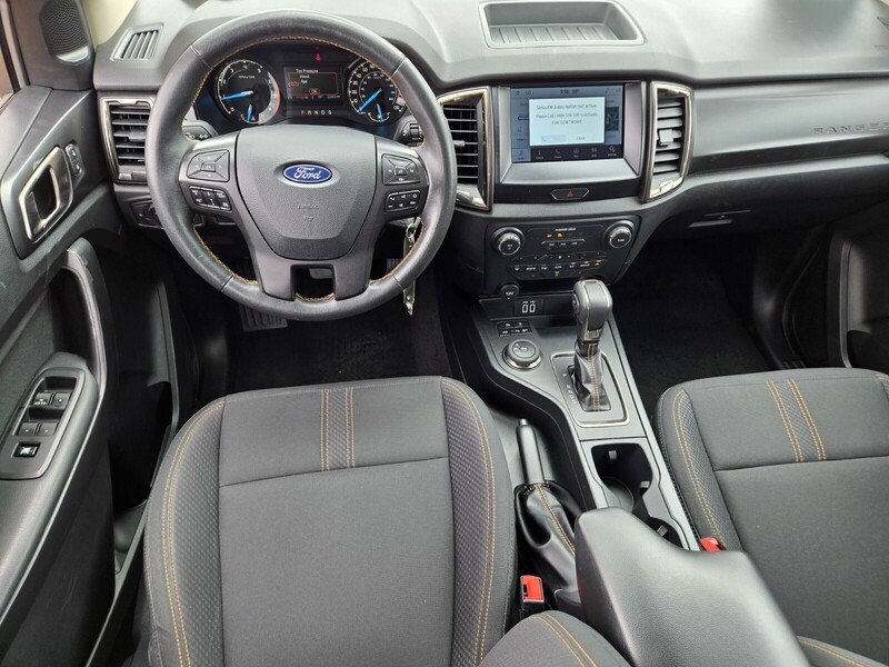 Used 2022 Orange Metallic FORD XLT 4WD SUPERCREW 5