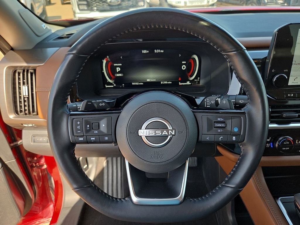 Used 2023 2 Tone Red / Black Roof Nissan Platinum image 21