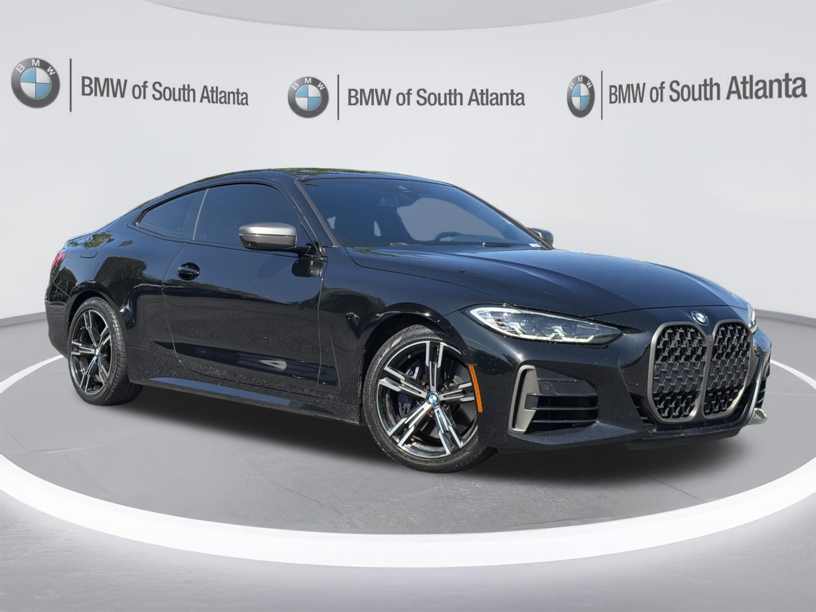 Used 2021 Black Sapphire Metallic BMW M440i xDrive image 2