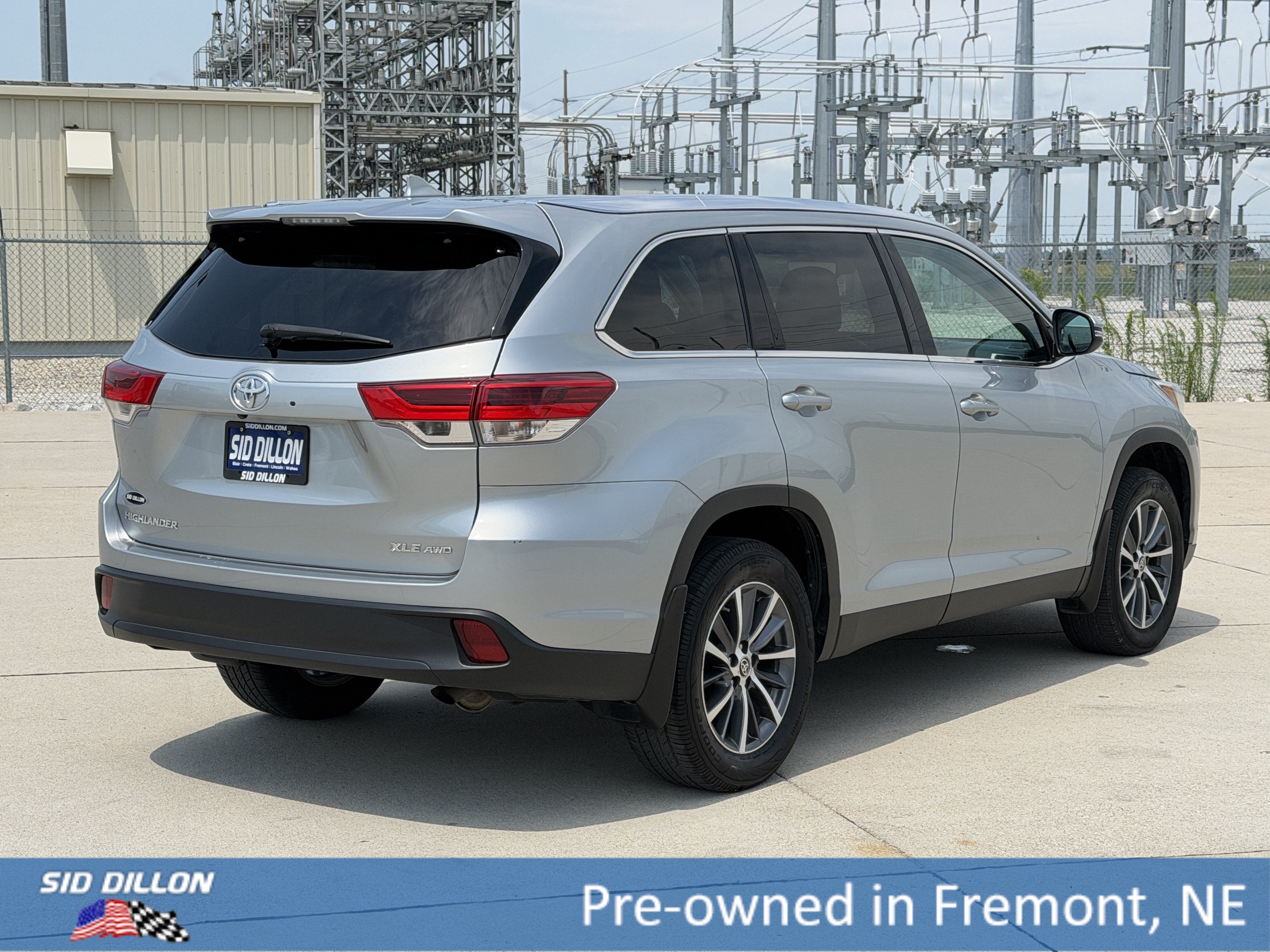 Used 2019 CELESTIAL SILVER Toyota BLACK image 12
