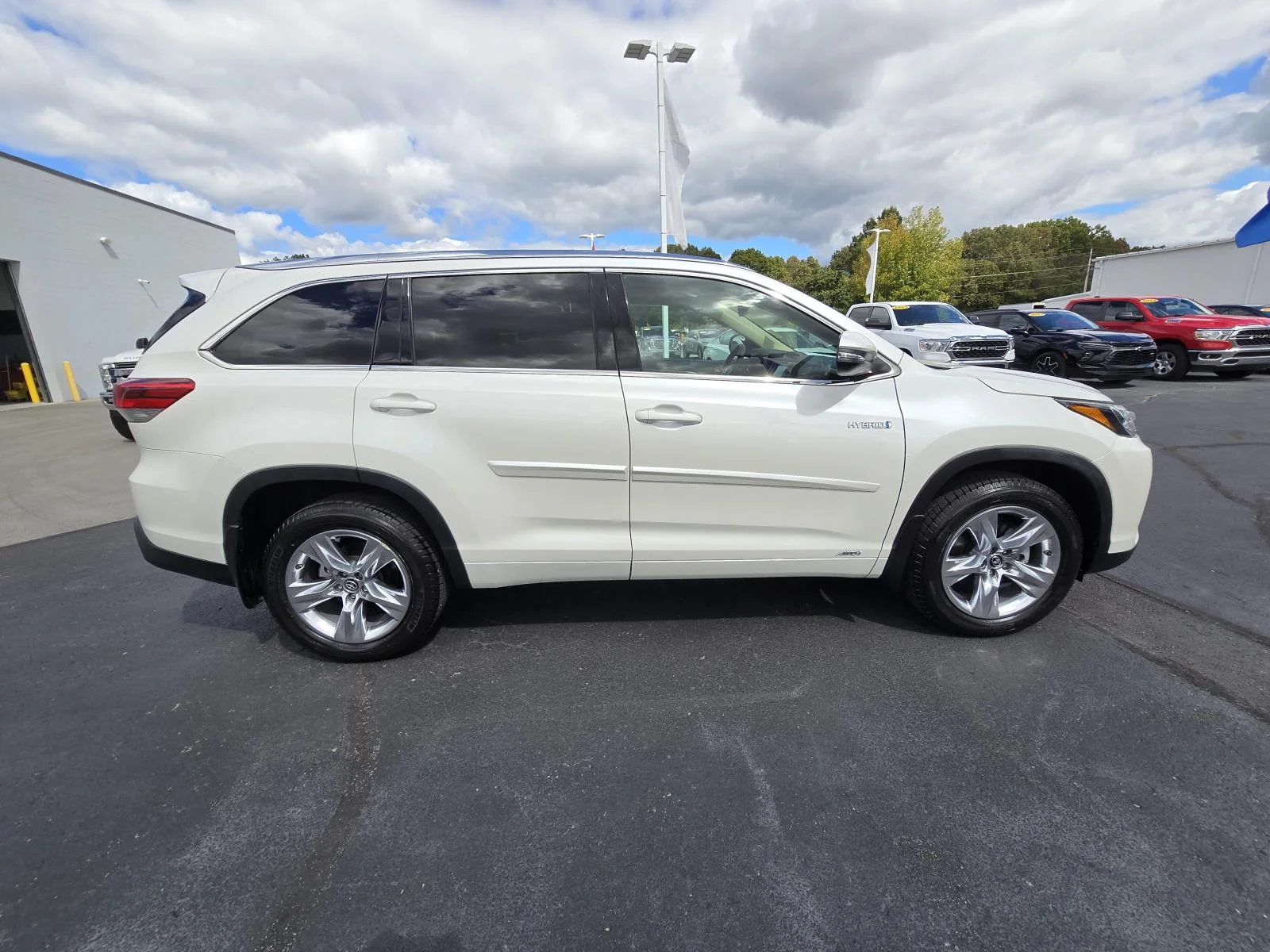 Used 2019 White Toyota Limited image 8