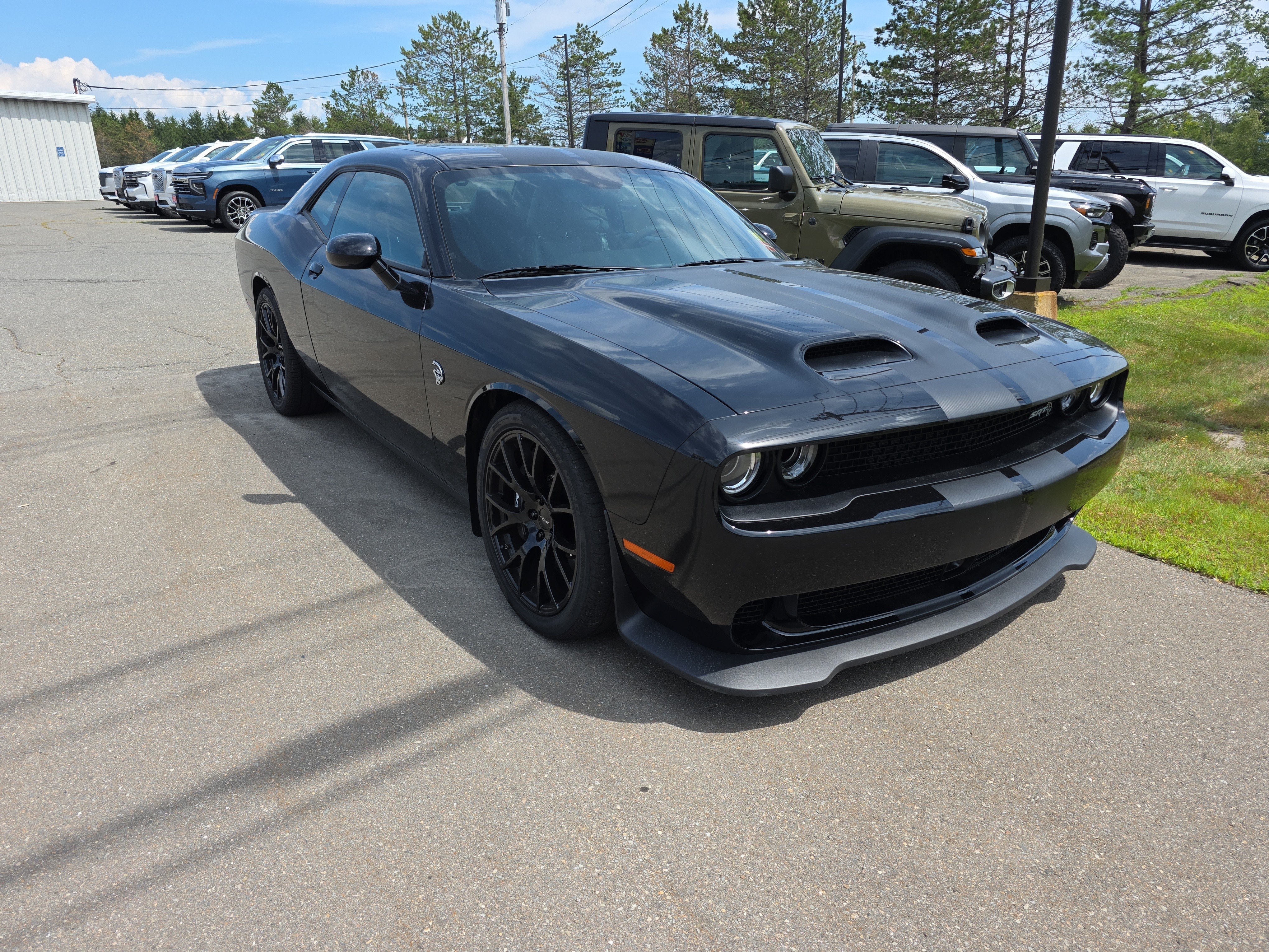 Used 2023 Pitch Black Clearcoat Dodge SRT Hellcat Jailbreak image 7
