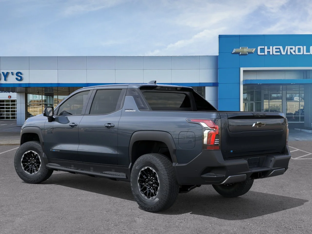 New 2026 Blue Smoke Metallic Chevrolet Extended Range Trail Boss image 3