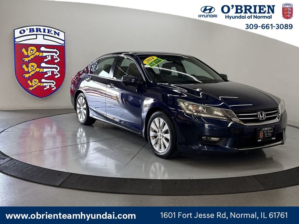 Used 2014 Obsidian Blue Pearl Honda EX-L image 1