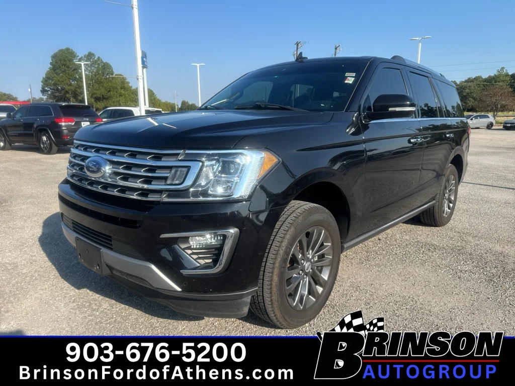 Used 2021 Agate Black Metallic Ford Limited image 1