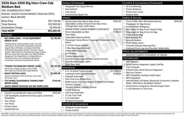2026 RAM 2500 Big Horn - Photo 38