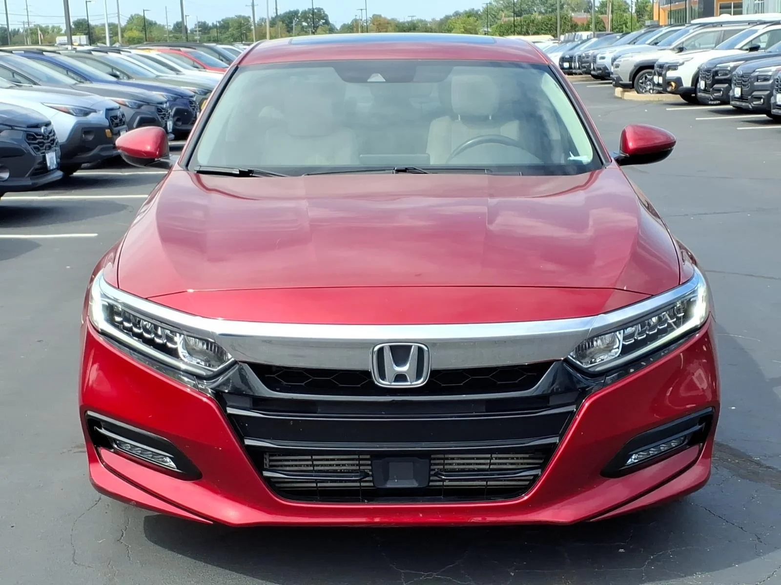 Used 2019 Radiant Red Metallic Honda EX-L image 33