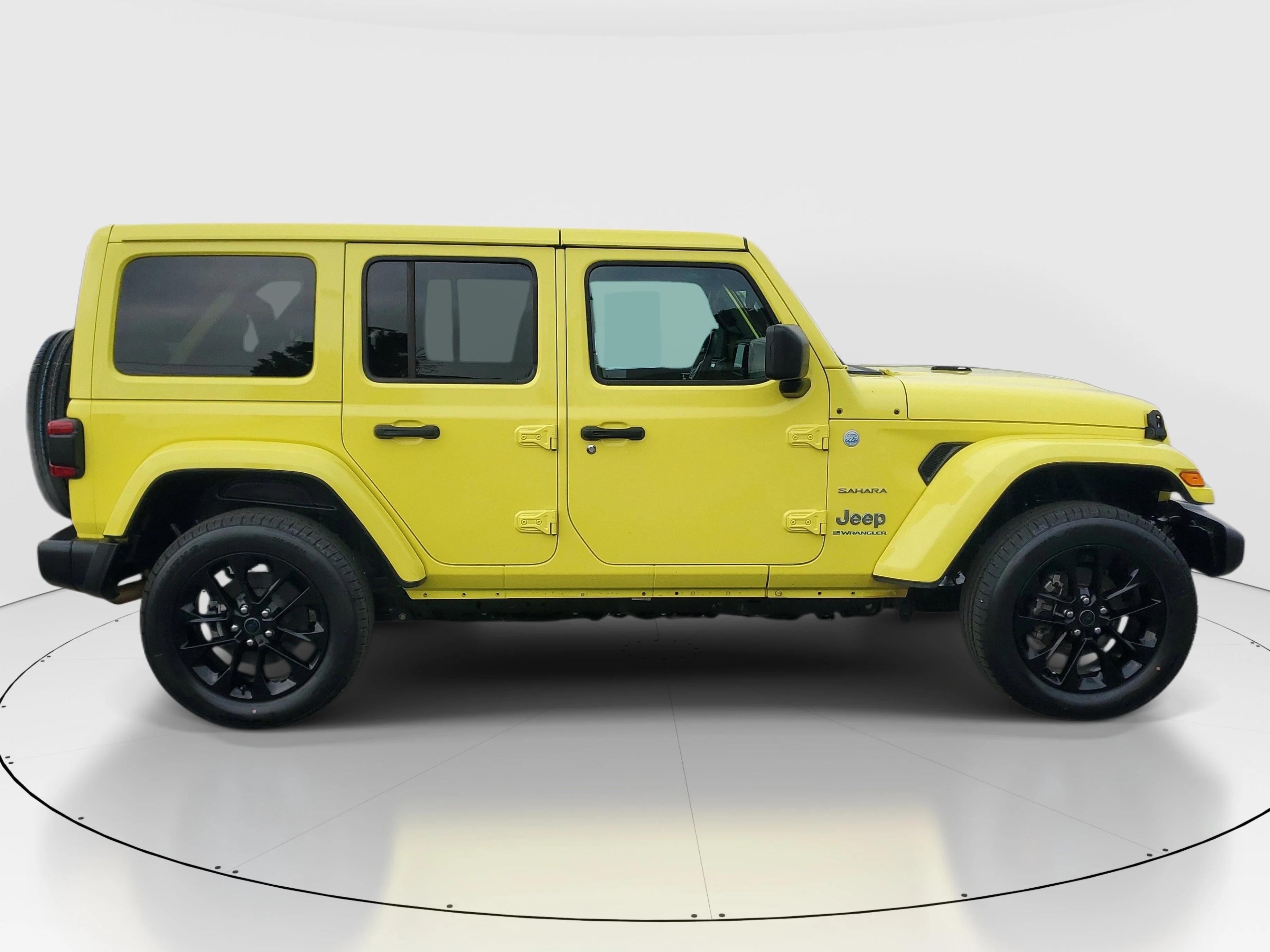 Used 2024 Yellow Jeep Sahara 4xe image 7