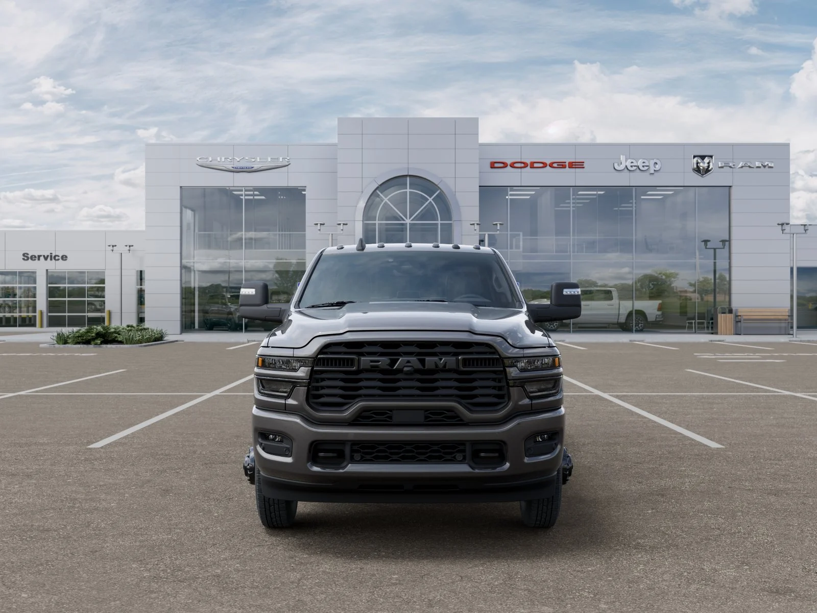 New 2026 Granite Crystal Metallic Clear-Coat Exterior Paint RAM Big Horn image 34