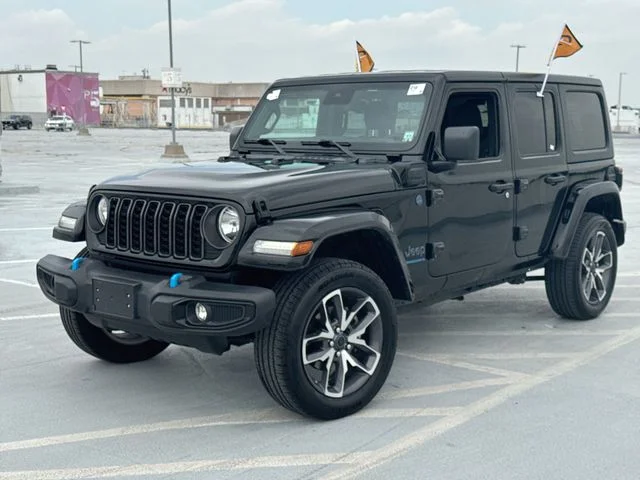 Used 2024 Black Jeep Sport S 4xe image 4
