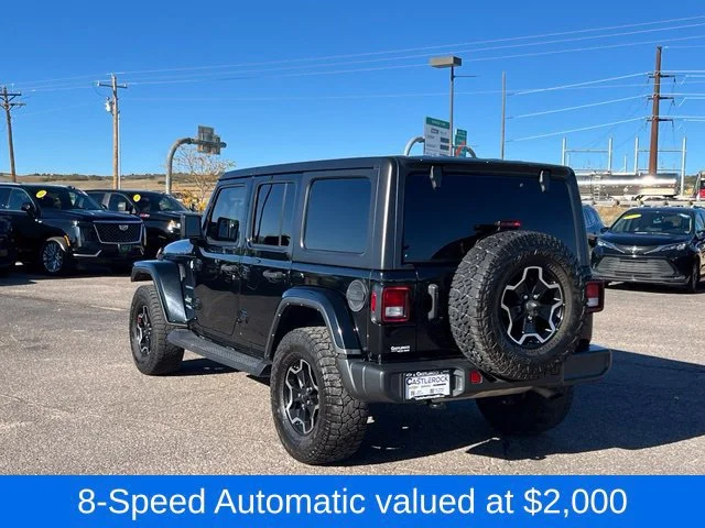 Used 2022 Black Jeep Sahara 4x4 image 3