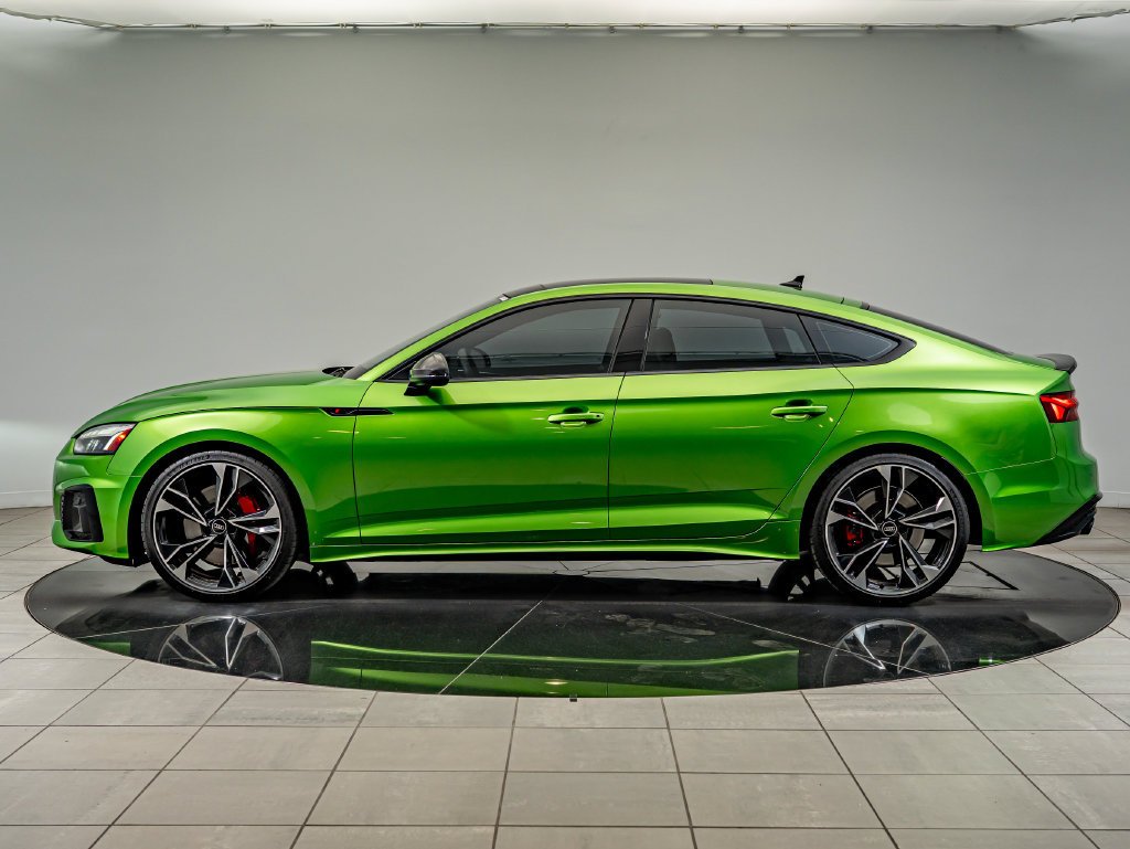 Used 2023 Java Green Metallic Audi Premium Plus image 8